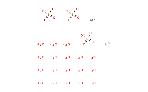 CAS No. 7784-31-8, Aluminum sulfate octadecahydrate