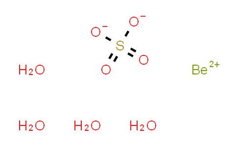 CAS No. 7787-56-6, Beryllium sulfate tetrahydrate
