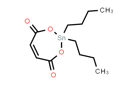 CAS No. 78-04-6, 2,2-Dibutyl-1,3,2-dioxastannepine-4,7-dione