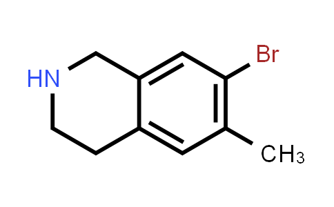 CAS No. 780738-23-0, 7-Bromo-6-methyl-1,2,3,4-tetrahydroisoquinoline