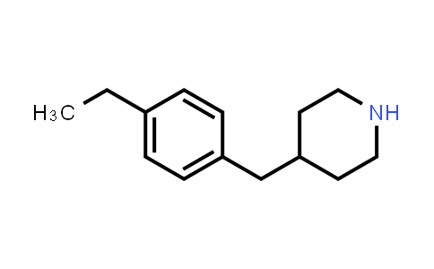 CAS No. 781595-51-5, 4-(4-Ethylbenzyl)piperidine