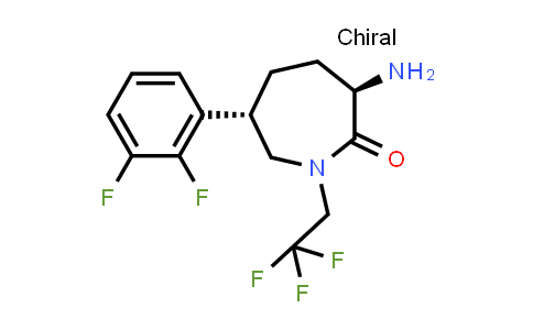 781650-41-7 | (3R,6S)-3-Amino-6-(2,3-difluorophenyl)-1-(2,2,2-trifluoroethyl)azepan-2-one
