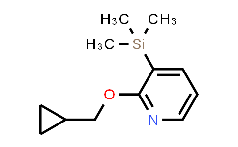 CAS No. 782479-90-7, 2-(Cyclopropylmethoxy)-3-(trimethylsilyl)pyridine