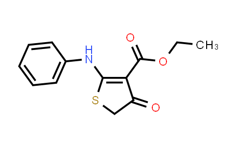 CAS No. 78267-15-9, Ethyl 2-anilino-4-oxo-4,5-dihydro-3-thiophenecarboxylate