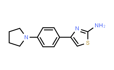 CAS No. 784136-89-6, 2-Thiazolamine, 4-[4-(1-pyrrolidinyl)phenyl]-