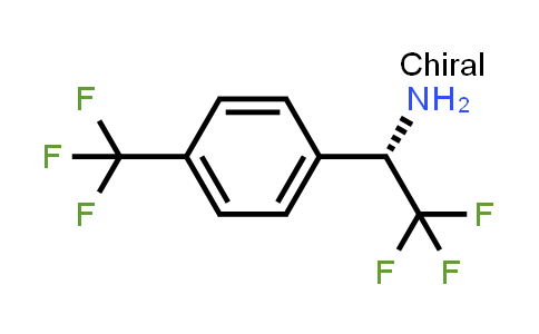 CAS No. 785766-87-2, (S)-2,2,2-trifluoro-1-(4-(trifluoromethyl)phenyl)ethanamine