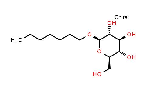 CAS No. 78617-12-6, (2R,3R,4S,5S,6R)-2-(Heptyloxy)-6-(hydroxymethyl)tetrahydro-2H-pyran-3,4,5-triol