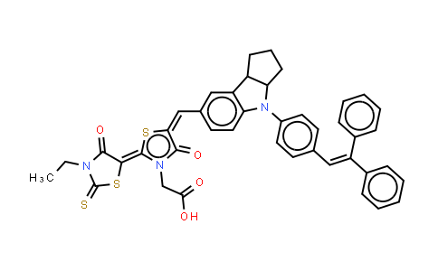 786643-20-7 | 5-[[4-[4-(2,2-二苯基乙烯基)苯基]-1,2,3,3a,4,8b-六氢环戊烯并[b]吲哚-7-基]亚甲基]-2-(3-乙基-4-氧代-2-硫酮-5-噻唑亚基)-4-氧代-3-噻唑烷乙酸