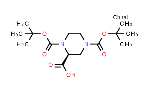 788799-69-9 | (S)-1,4-Bis(tert-butoxycarbonyl)piperazine-2-carboxylic acid