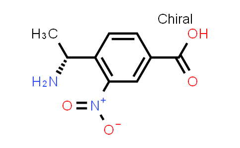 MC572091 | 791039-94-6 | Benzoic acid, 4-(1-aminoethyl)-3-nitro-, (R)- (9CI)