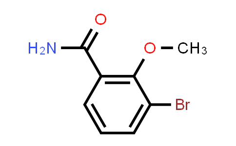 CAS No. 791136-88-4, 3-Bromo-2-methoxybenzamide