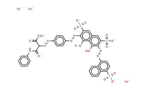 MC572111 | 79135-92-5 | 4-amino-5-hydroxy-3-4-2-oxo-1-(phenylamino)carbonylpropylazophenylazo-6-(4-sulphonato-1-naphthyl)azonaphthalen e-2,7-disulphonate (sodium salt)