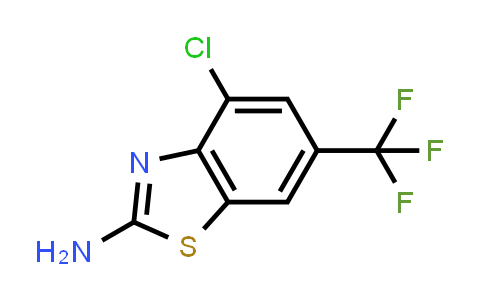 CAS No. 791595-83-0, 4-Chloro-6-(trifluoromethyl)benzo[d]thiazol-2-amine