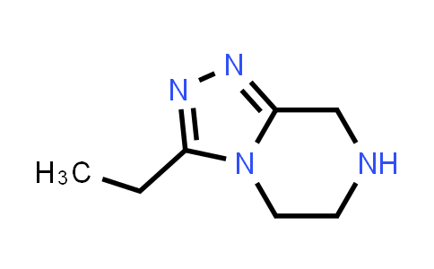 CAS No. 791777-96-3, 3-Ethyl-5H,6H,7H,8H-[1,2,4]triazolo[4,3-a]pyrazine