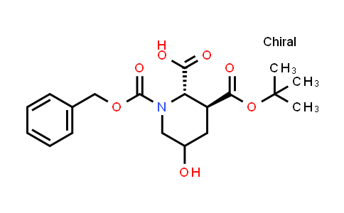 CAS No. 791834-51-0, (2S,3S)-1-((Benzyloxy)carbonyl)-3-(tert-butoxycarbonyl)-5-hydroxypiperidine-2-carboxylic acid