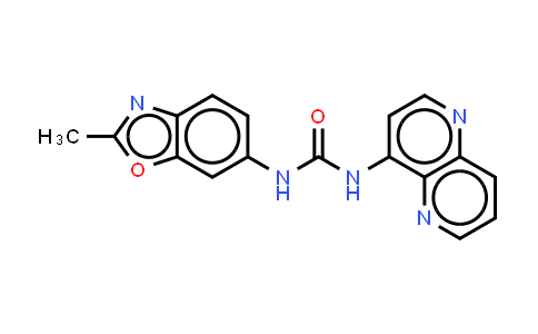MC572152 | 792173-99-0 | 1-(2-甲基苯并[D]噁唑-6-基)-3-(1,5-萘啶-4-基)脲