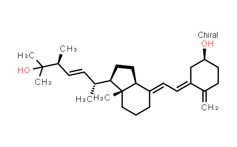 CAS No. 79396-56-8, 9,10-Secoergosta-5,7,10(19),22-tetraene-3,25-diol, (3β,5E,7E,22E)- (9CI)
