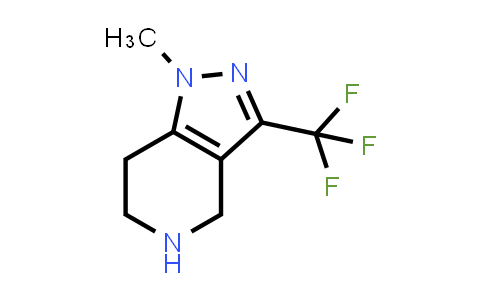 CAS No. 794451-94-8, 4,5,6,7-Tetrahydro-1-methyl-3-(trifluoromethyl)-1H-pyrazolo[4,3-c]pyridine