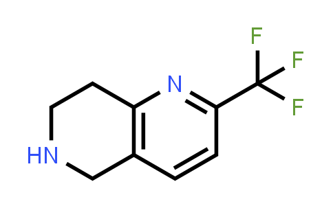 CAS No. 794461-84-0, 2-(Trifluoromethyl)-5,6,7,8-tetrahydro-1,6-naphthyridine