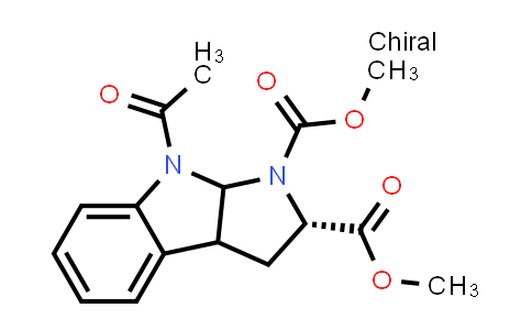 DY572239 | 79465-85-3 | (2S)-dimethyl 8-acetyl-3,3a,8,8a-tetrahydropyrrolo[2,3-b]indole-1,2(2H)-dicarboxylate