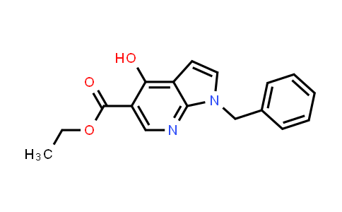 CAS No. 796032-98-9, 1H-Pyrrolo[2,3-b]pyridine-5-carboxylic acid, 4-hydroxy-1-(phenylmethyl)-, ethyl ester