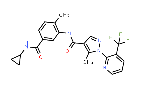 796069-97-1 | 1H-Pyrazole-4-carboxamide, N-[5-[(cyclopropylamino)carbonyl]-2-methylphenyl]-5-methyl-1-[3-(trifluoromethyl)-2-pyridinyl]-