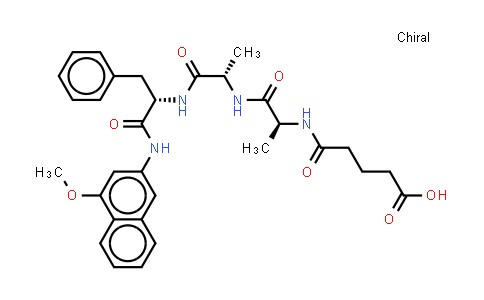 CAS No. 79642-99-2, Glutaryl-ala-ala-phe 4-methoxy-beta-naphthylamide