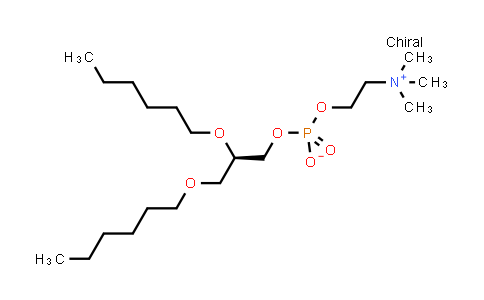 CAS No. 79645-39-9, (R)-2,3-Bis(hexyloxy)propyl (2-(trimethylammonio)ethyl) phosphate