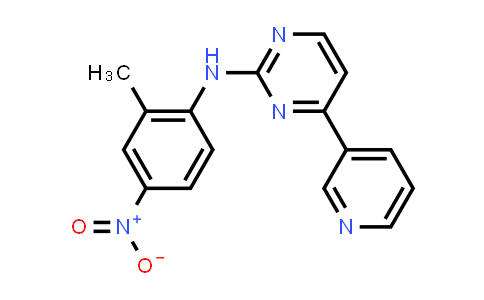 CAS No. 796738-71-1, N-(2-methyl-4-nitrophenyl)-4-(pyridin-3-yl)pyrimidin-2-amine