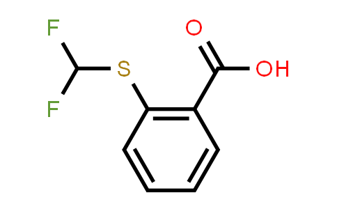 CAS No. 79676-56-5, 2-[(Difluoromethyl)sulfanyl]benzoic acid
