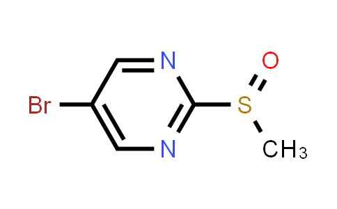 CAS No. 79685-17-9, 5-Bromo-2-(methylsulfinyl)pyrimidine