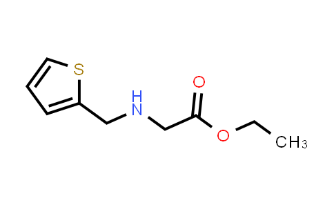 CAS No. 79714-08-2, Ethyl 2-((thiophen-2-ylmethyl)amino)acetate