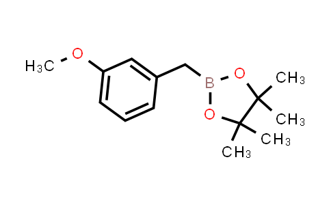 CAS No. 797762-23-3, 2-(3-Methoxybenzyl)-4,4,5,5-tetramethyl-1,3,2-dioxaborolane