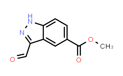 CAS No. 797804-50-3, Methyl 3-formyl-1H-indazole-5-carboxylate