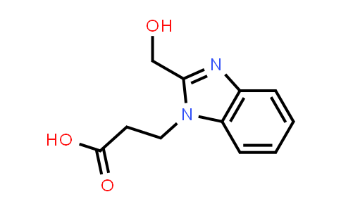 CAS No. 797806-58-7, 2-(Hydroxymethyl)-1H-benzimidazole-1-propanoic acid
