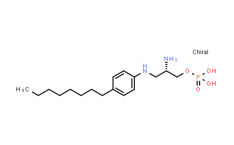 DY572401 | 799268-83-0 | (S)-2-Amino-3-((4-octylphenyl)amino)propyl dihydrogen phosphate