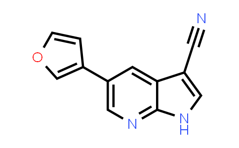 799269-97-9 | 1H-Pyrrolo[2,3-b]pyridine-3-carbonitrile, 5-(3-furanyl)-