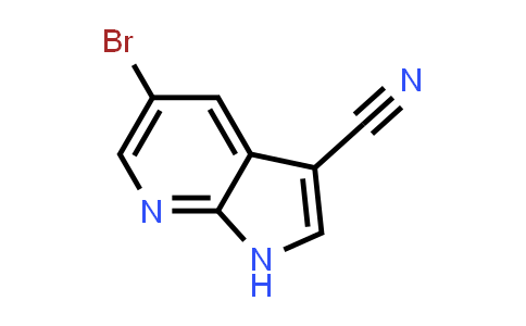 CAS No. 799270-07-8, 1H-Pyrrolo[2,3-b]pyridine-3-carbonitrile, 5-bromo-
