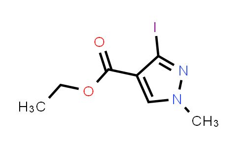 CAS No. 799835-39-5, Ethyl 3-iodo-1-methyl-1H-pyrazole-4-carboxylate