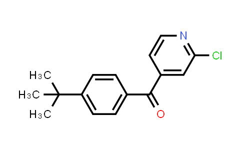 CAS No. 80100-08-9, (4-(tert-Butyl)phenyl)(2-chloropyridin-4-yl)methanone