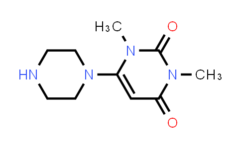 CAS No. 80210-72-6, 1,3-Dimethyl-6-(piperazin-1-yl)-1,2,3,4-tetrahydropyrimidine-2,4-dione