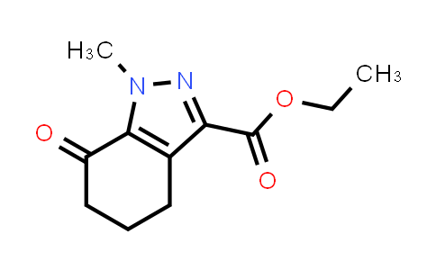 CAS No. 802541-13-5, Ethyl 1-methyl-7-oxo-4,5,6,7-tetrahydro-1H-indazole-3-carboxylate