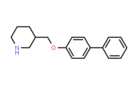 CAS No. 802606-95-7, Piperidine, 3-[([1,1'-biphenyl]-4-yloxy)methyl]-