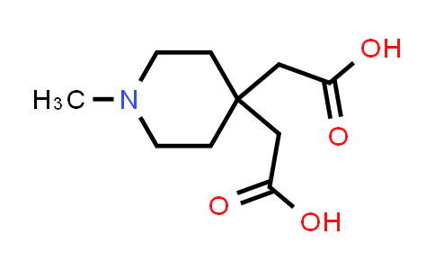 CAS No. 803632-48-6, 2,2'-(1-Methylpiperidine-4,4-diyl)diacetic acid