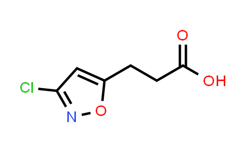 CAS No. 80403-82-3, 3-(3-Chloroisoxazol-5-yl)propanoic acid