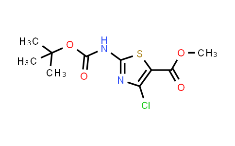 804482-36-8 | Methyl 2-((tert-butoxycarbonyl)amino)-4-chlorothiazole-5-carboxylate