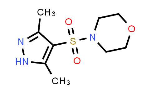 CAS No. 80466-86-0, 4-(3,5-Dimethyl-1H-pyrazole-4-sulfonyl)morpholine
