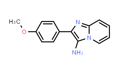 CAS No. 80493-71-6, 2-(4-Methoxyphenyl)imidazo[1,2-a]pyridin-3-amine
