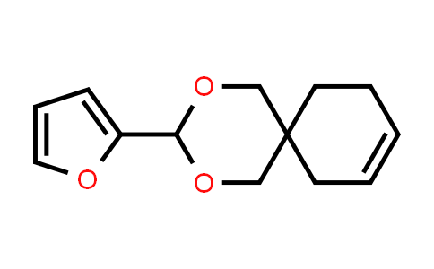 CAS No. 80499-32-7, 2,4-Dioxaspiro[5.5]undec-8-ene, 3-(2-furanyl)-