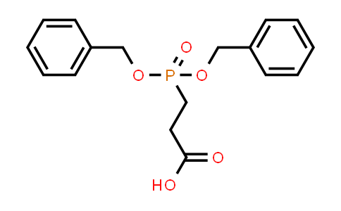 CAS No. 805243-04-3, 3-(Bis(benzyloxy)phosphoryl)propanoic acid